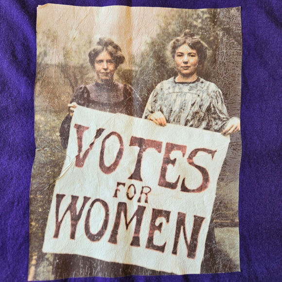 Votes For Women TShirt Purple Women's size Medium - Picture 3 of 5
